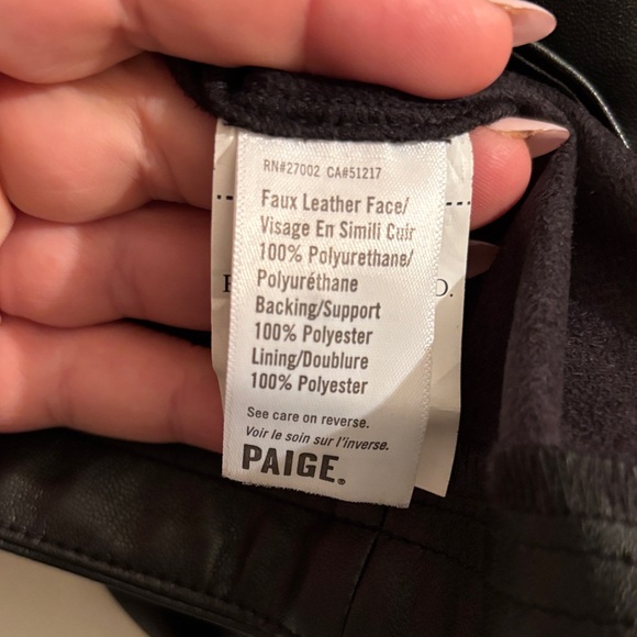 Paige Black Faux Leather Corset Top - Picture 7 of 8